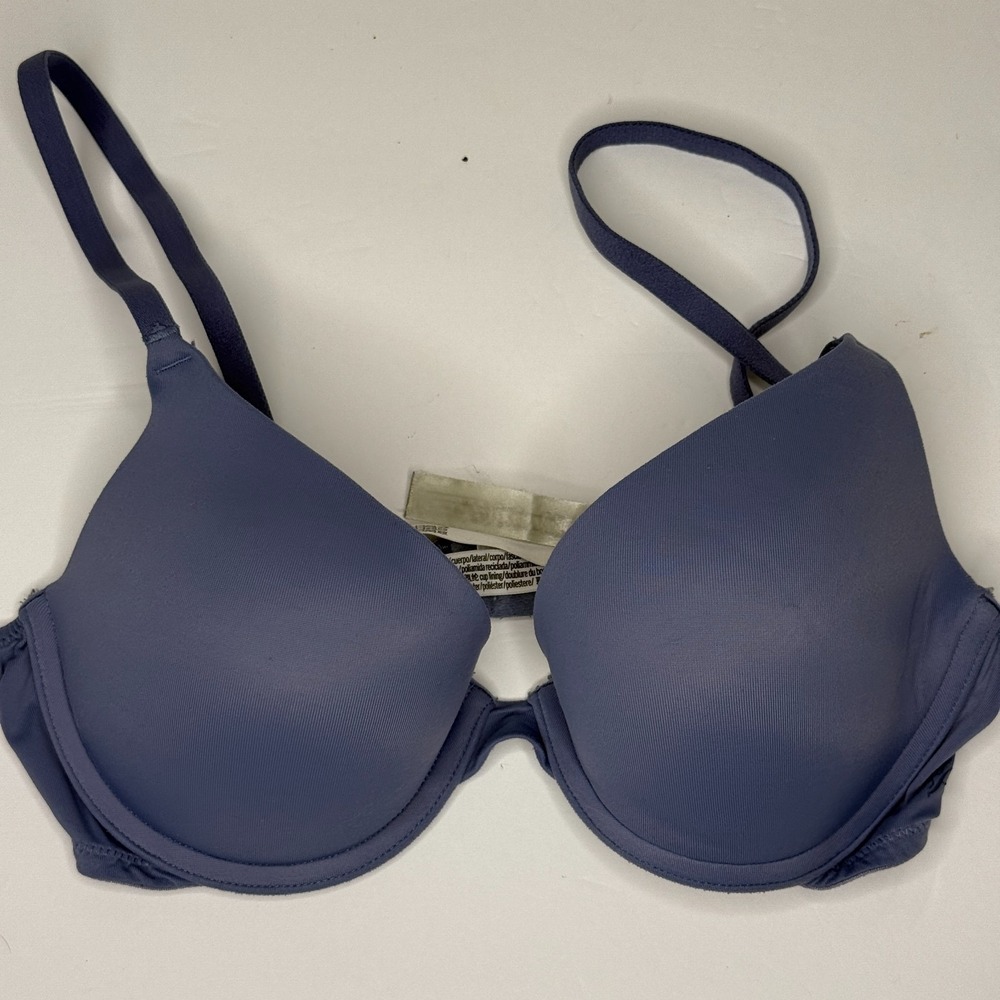 Victoria's Secret Wear Everywhere Push Up Bra Blue 34C